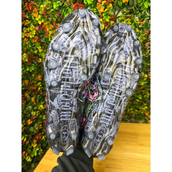 Under Armour Spotlight Clone Mc Le Sc Football Cleats Shoes Black Mens 11.5 Euc - Picture 8 of 10